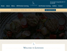 Tablet Screenshot of linwoods.com